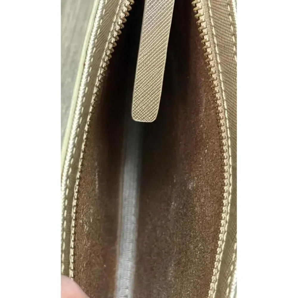 Kate Spade Metallic Gold Wristlet/Clutch - Picture 7 of 7